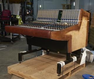 Section of Pinewood Sound Desk