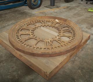 Three Train Turret Clock Dial