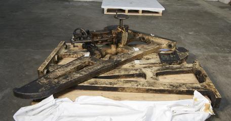 Three Legs from Hoe Printing Press