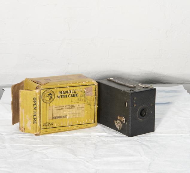 No 2 Portrait Hawkeye Box Camera by Kodak Ltd
