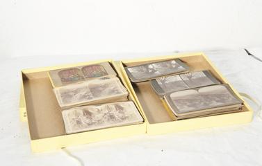 Two Boxes of Stereographs for Pedestal Stereo-Viewer
