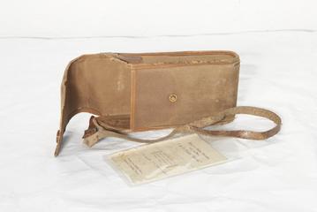 Canvas Case and Instruction Booklet for Kodak 1A Pocket Camera