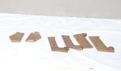 Pieces of Track for Model Railway Train