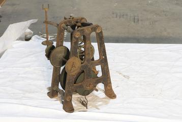 Clock Mechanism and Weights from Original Clock at Edge Hill