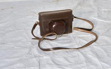 Case for Ilford 'Sportsman' 35mm. camera with Dacra lens by Kamerawerks