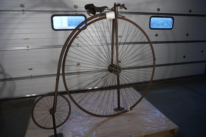 Ordinary touring bicycle with 53 inch wheel, 1882