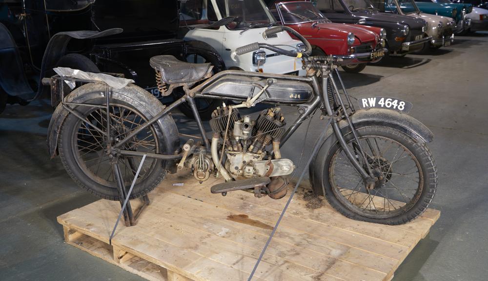 A.J.S. Twin-Cylinder Motor Cycle, 1924