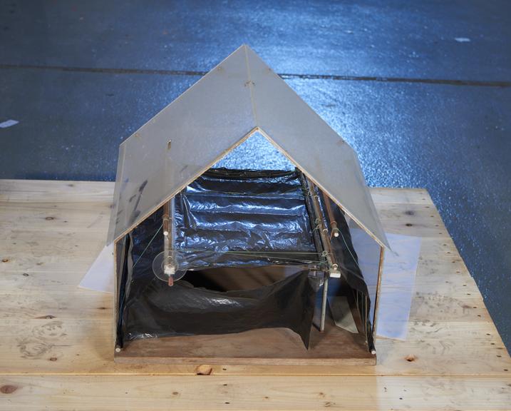 Model of a Greenhouse, With Working Mechanism