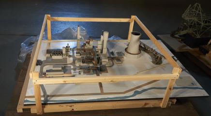 Architectural/ builder's model of the ICI 'Pruteen' plant at Billingham