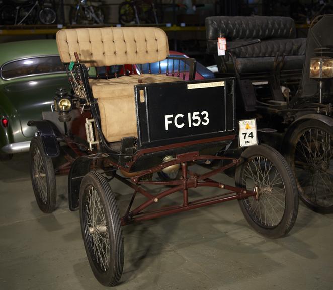 Stanley Steam Car with Early Type Pneumatic Tyres.