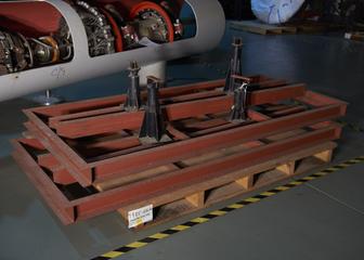 Support frame to move Lotus Excel car