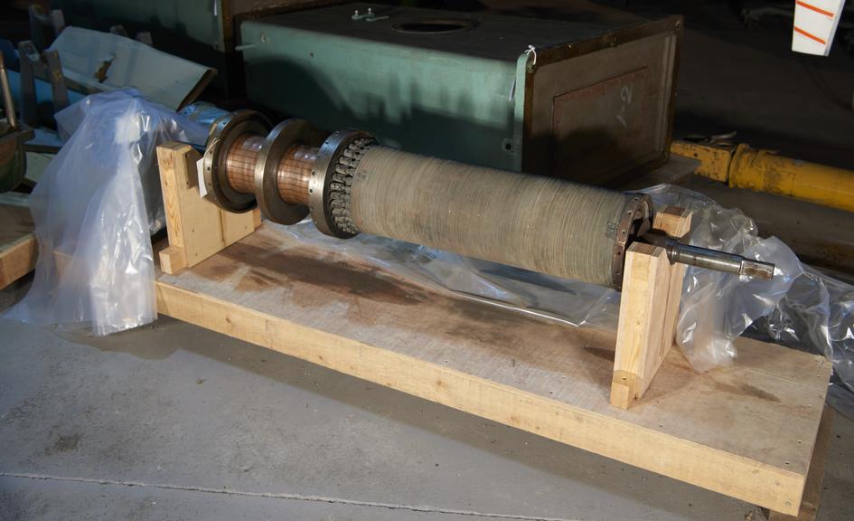 Dynamo Rotor from Parsons' Axial Flow Steam Turbine