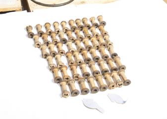 Wooden Braiding Machine Bobbins