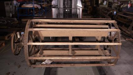 Calendar Roller with Cog and Drive Shaft