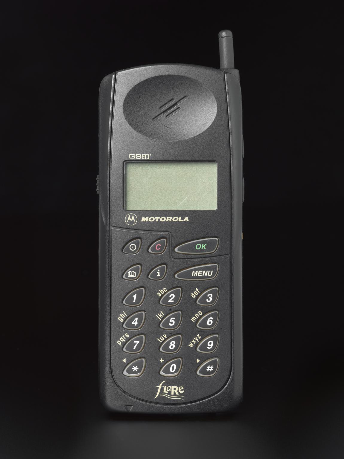 Motorola 'GSM flare' mobile telephone, 1995 | Science Museum Group