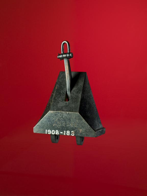 Model, of 'Lenox' wedge-clump mooring anchor | Science Museum Group ...