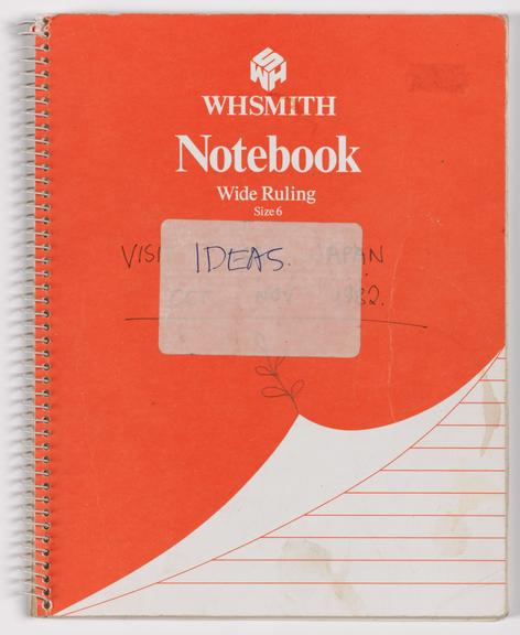 James Lovelock’s ‘Ideas’ notebook