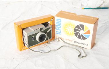 Ilford "Sprite 35" 35mm. camera in manufacturer's original carton