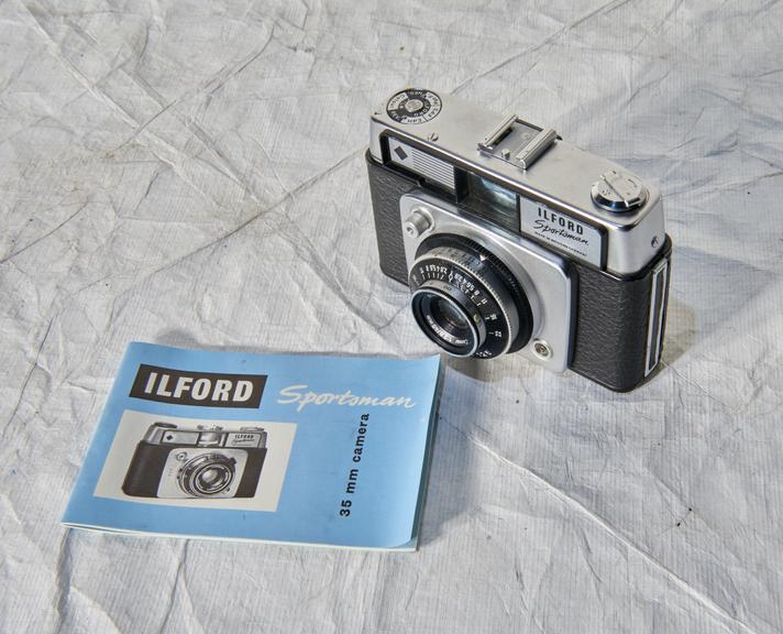 Ilford "Sportsman" 35mm. camera with original instructions