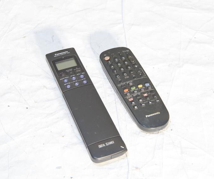 Two remote controls.