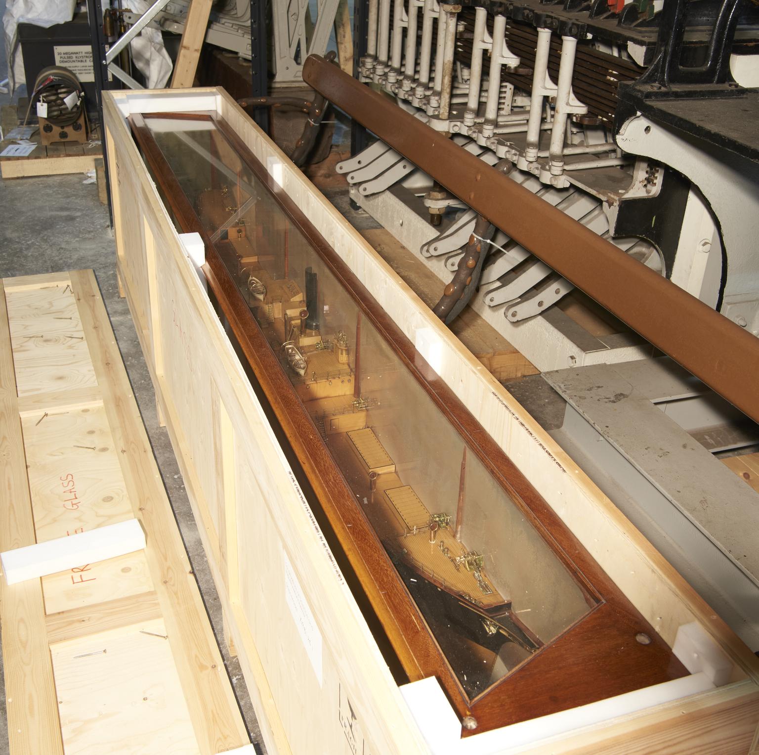 Half hull model of the 'Salfordia' merchant steamship | Science Museum ...