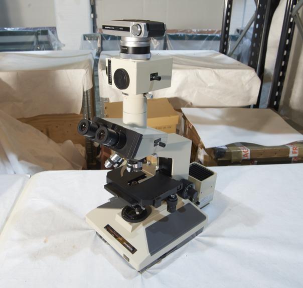 Microscope and camera