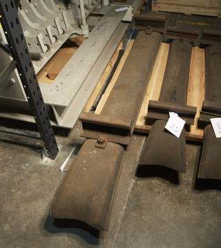 Steel Sleeper with Short Lengths of Rail and Fittings