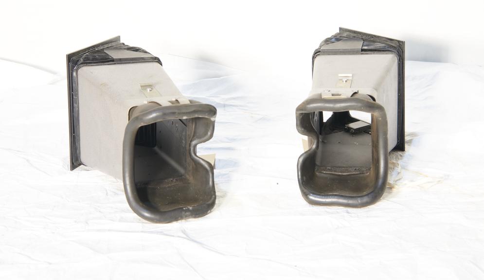 Two Marconi Mk IV Televsion Camera View Finder Hoods