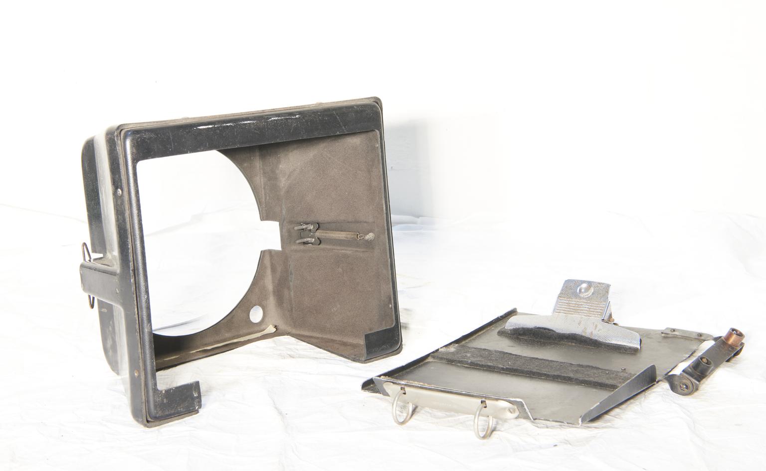 Lens Hood and Script Holder | Science Museum Group Collection