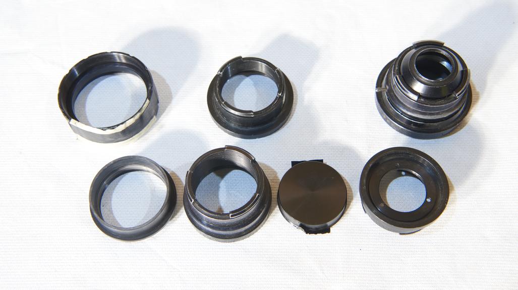 Lens Adaptor Rings and Lens Cap for Newman Sinclair NS400 Cine Camera