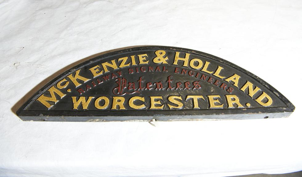 McKenzie and Holland sinal fram plate