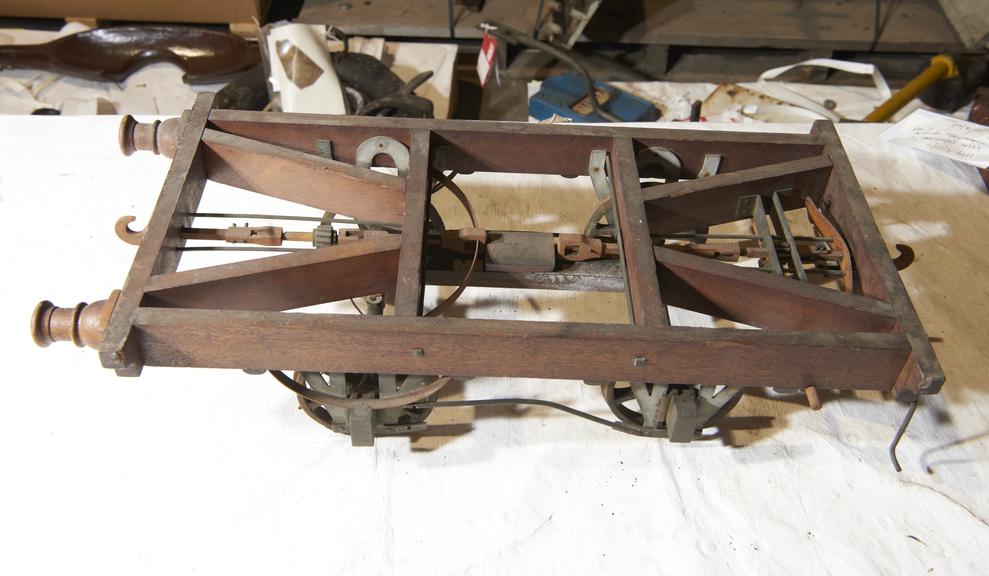 Model railway wagon underframe