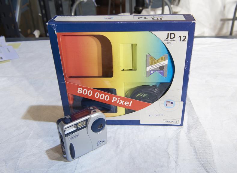 Jenoptik JD-12 digital camera with original box.