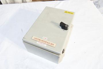 Lighting interface box from the hutch of Beamline 16.5 of the Synchrotron Radiation Laboratory