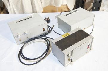 Three amplifiers from the hutch of Beamline 16.5 of the Synchrotron Radiation Laboratory