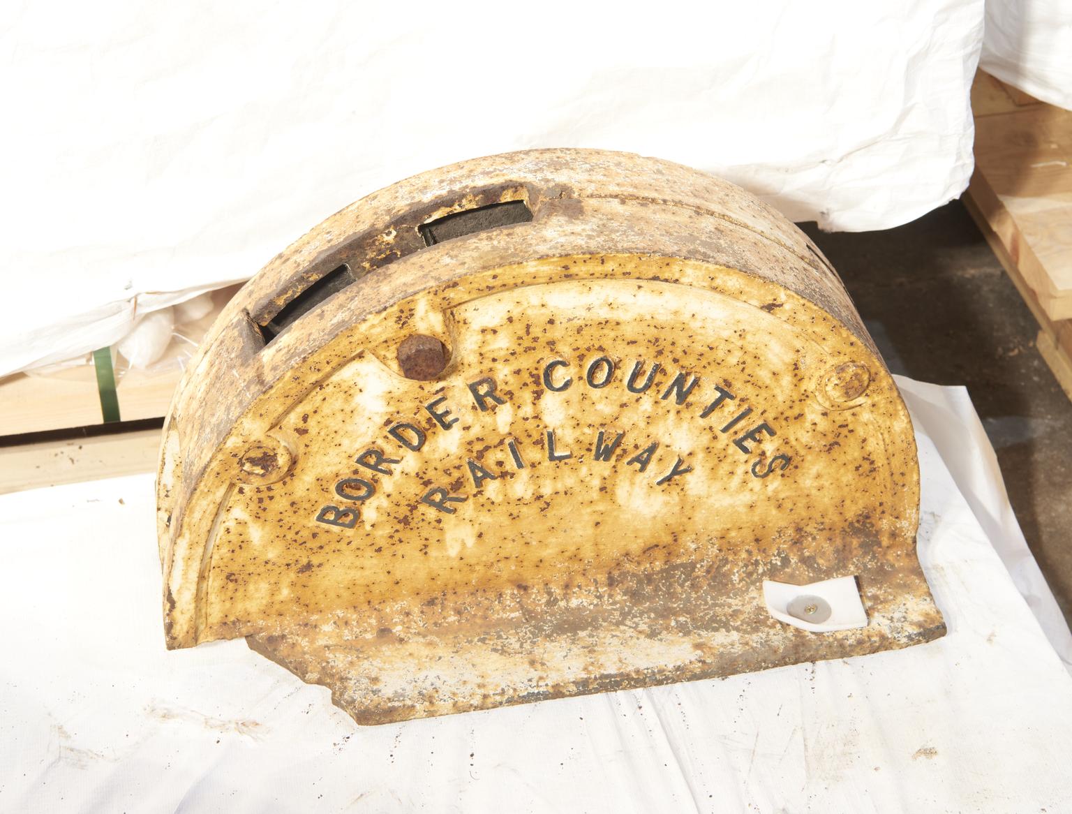 Lever Border Points Lever, Border Counties Railway | Science Museum Group Collection