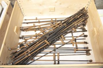 Power Frame Rods from Gresty Lane Signal Box