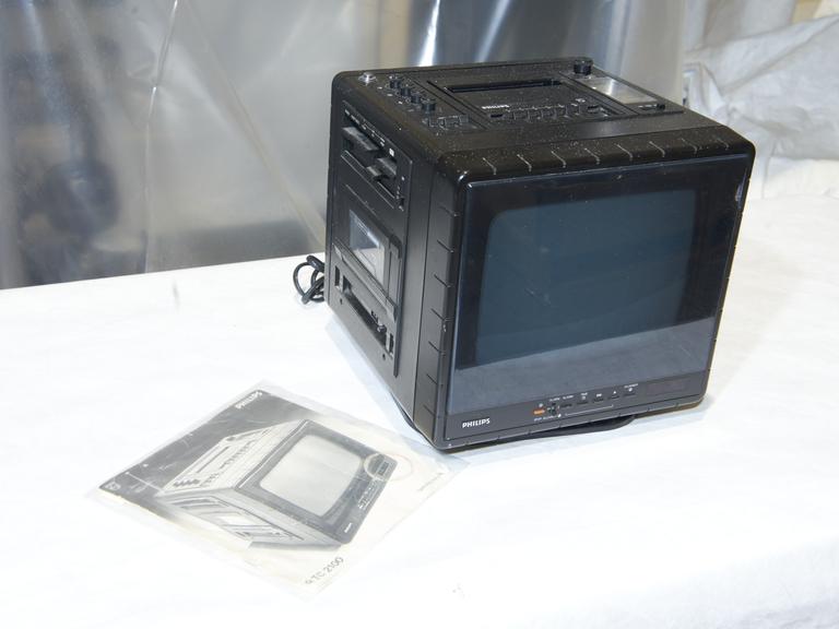 Philips/Pye 9" Cube Television Receiver