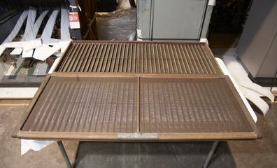 Pair of hand paper moulds with
