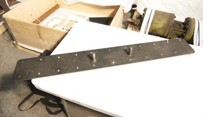 mounting plate for crosshead vacuum pump from Great Western Railway