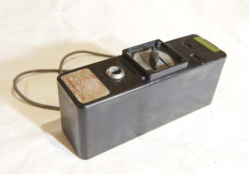 Pay-TV slot-meter, c 1960
