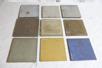 Nine Samples of `Feron' Reinforced Concrete Tiles