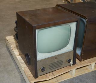 Television with Wooden Frame by E.K Cole Ltd