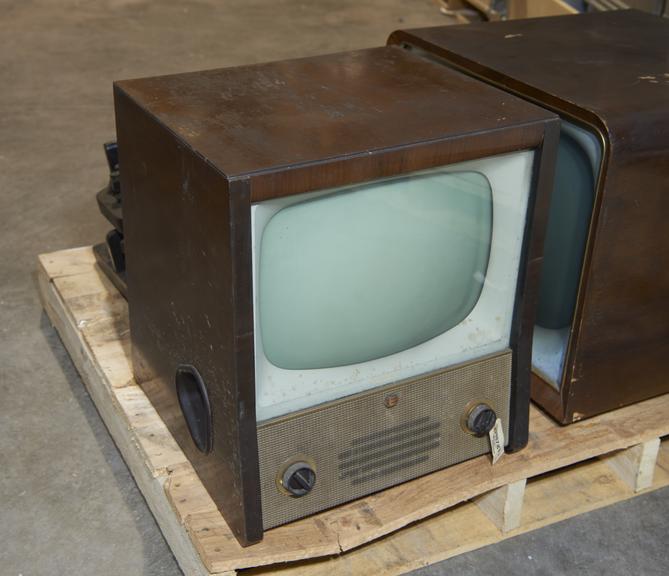 Television with Wooden Frame by E.K Cole Ltd