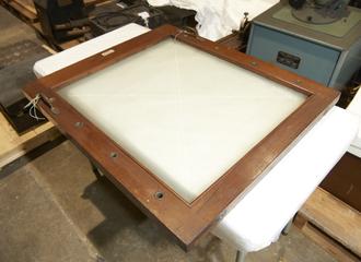 Wooden Lens Panel for Hunter-Penrose Process Camera