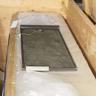 Left side panel from dedicated brain PET scanner