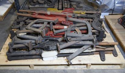 Pallet of Dismantled Signal Lever Frame