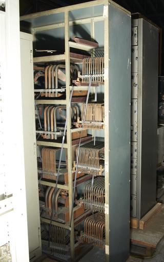 Storage rack for Busbar/Coil Assemblies for SWB IIE Transmitter