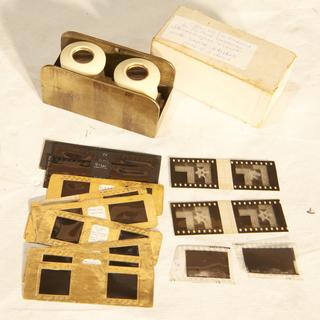 Stereoscopic viewer with slides