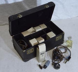 Headphones and Valves for Vinten ND 35mm Cine Camera, c 1930